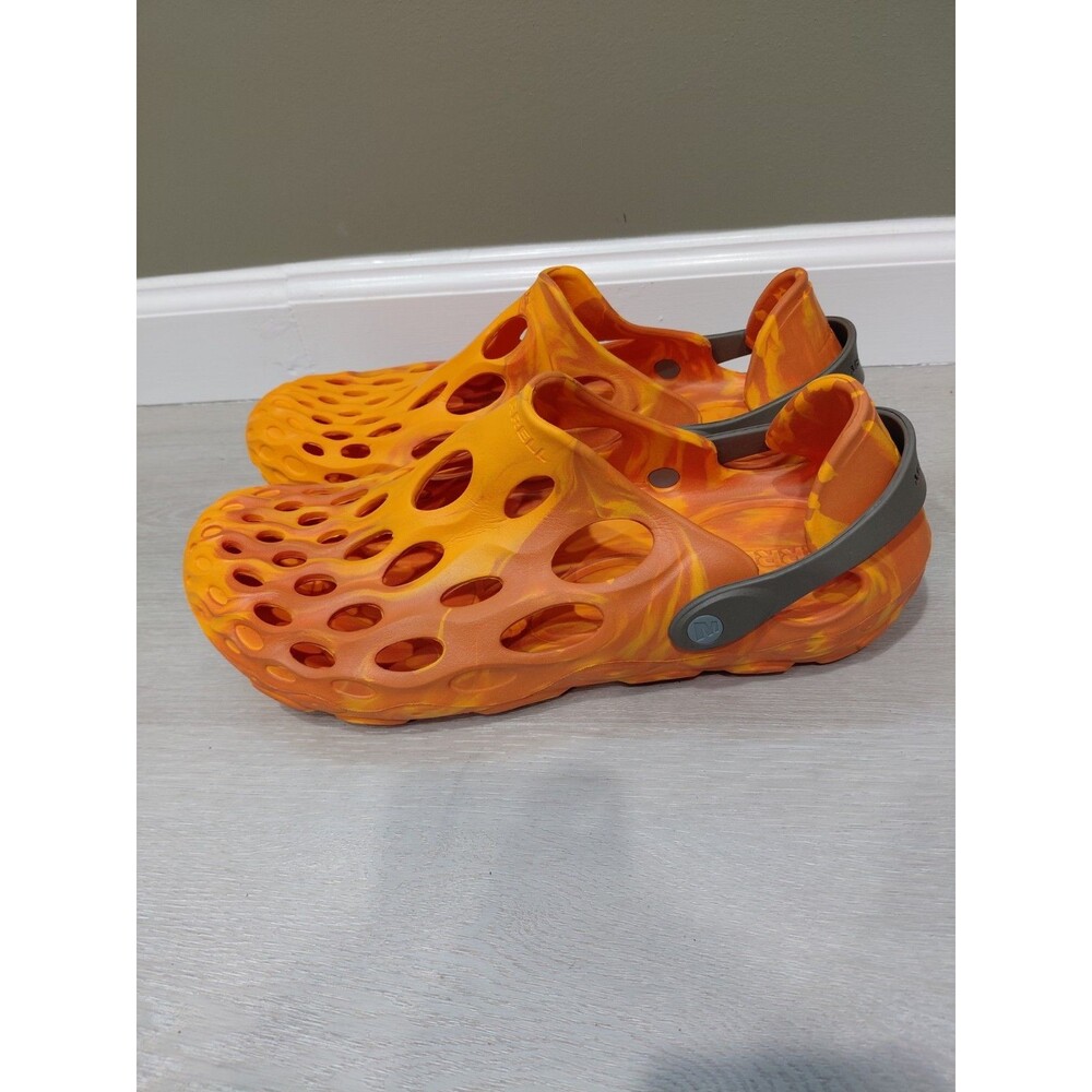 Merrell Hydro Moc Mens Size 13 Orange Marbled Water Shoes Clogs